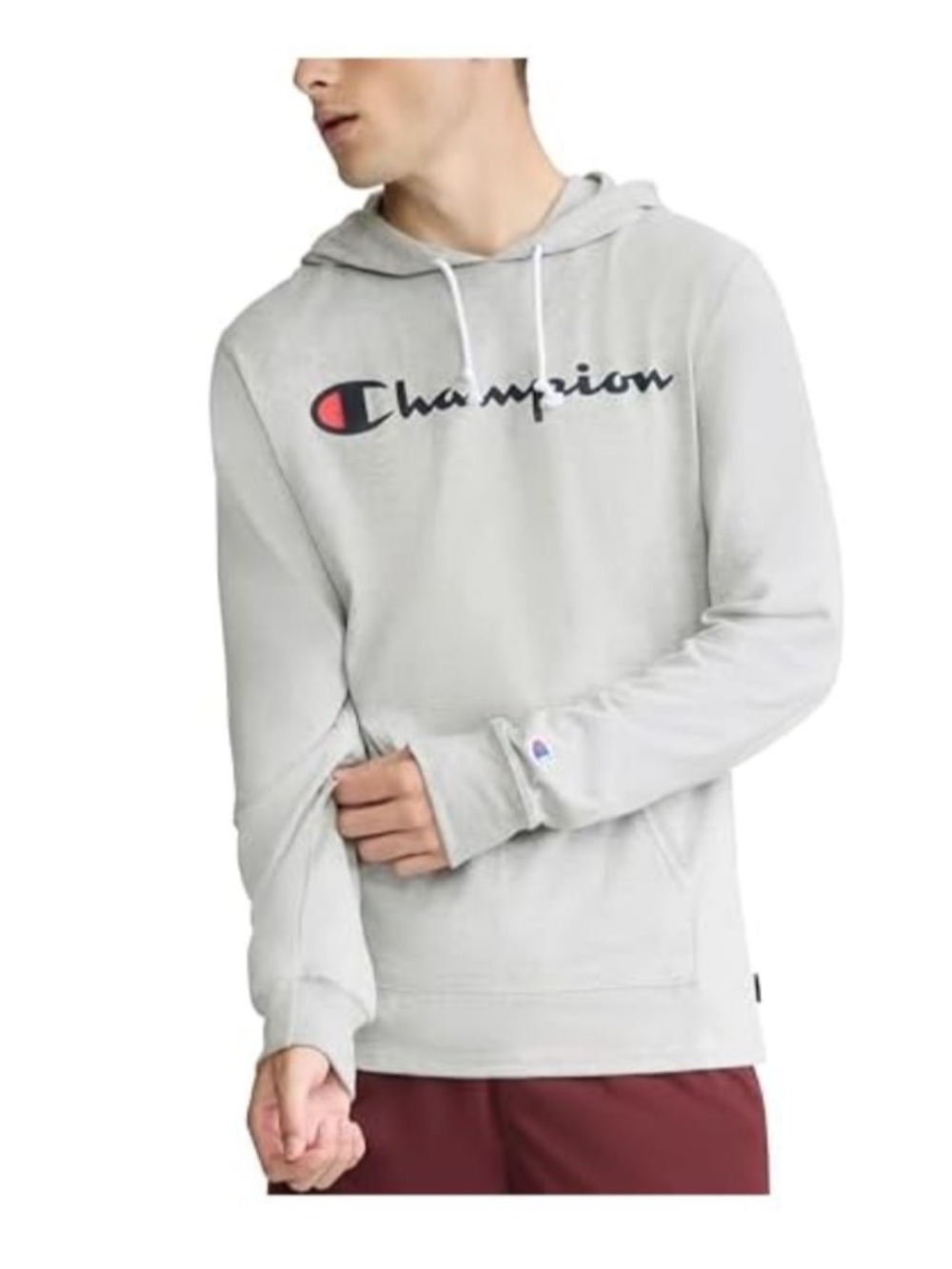 Champion Men's Pullover Jersey T-Shirt | In Oxford Gray | Large | NWT